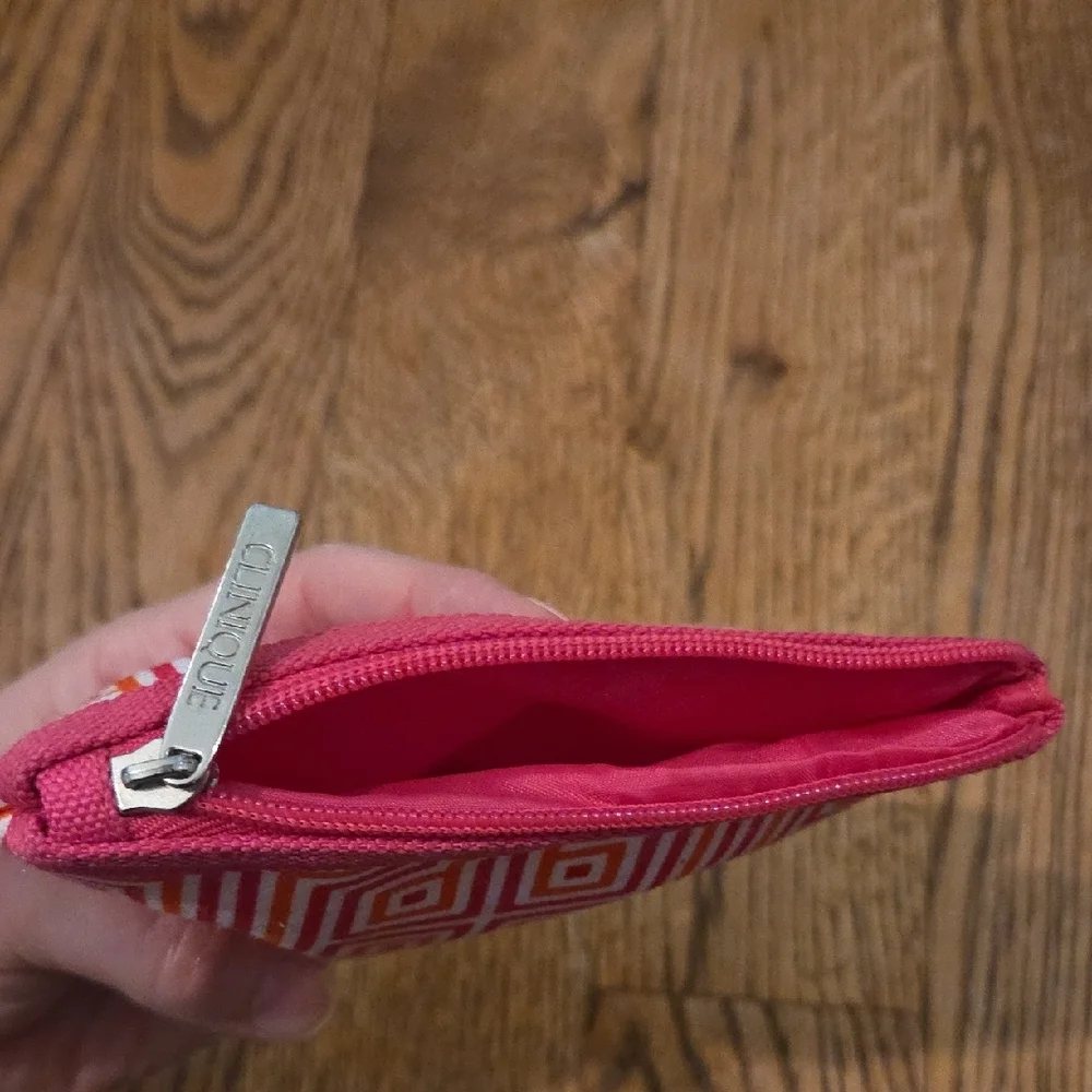 Clinique - Jonathan Adler - 3 Vibrant Pink and Orange Patterned Cosmetic Bags